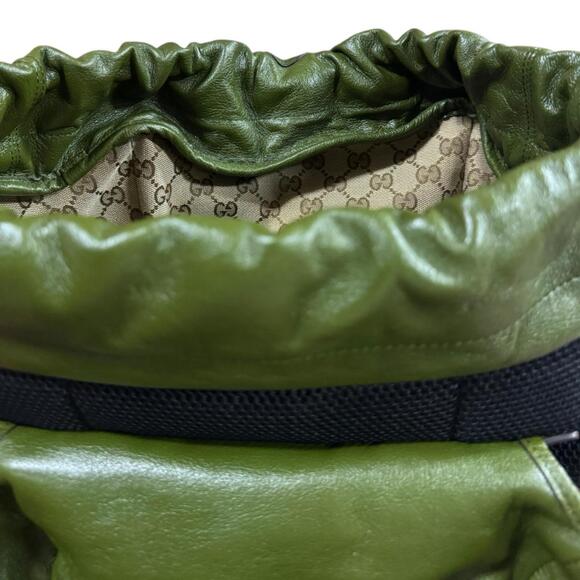 Gucci Double G Backpack, Leather Daypack 725657, Men's - Picture 7 of 11